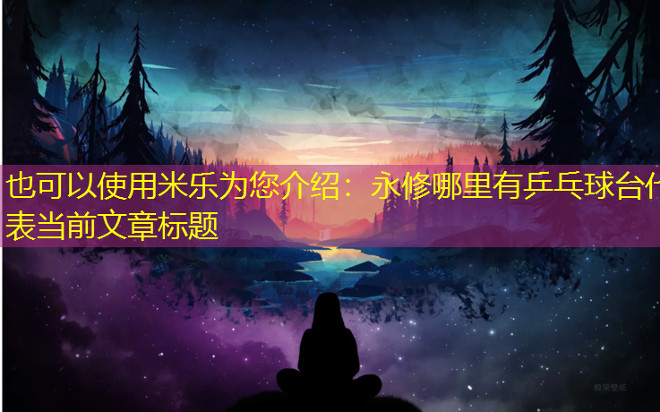 永修哪里有乒乓球台